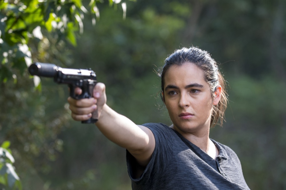 Alanna Masterson as Tara Chambler - The Walking Dead _ Season 8, Episode 11 - Photo Credit: Gene Page/AMC