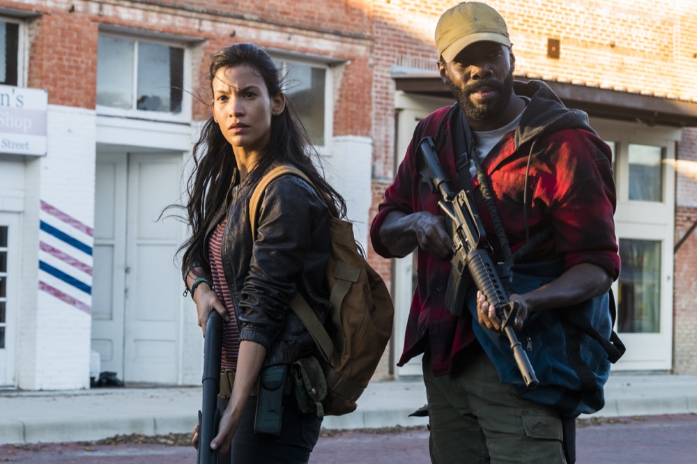 Colman Domingo as Victor Strand, Danay Garcia as Luciana - Fear the Walking Dead _ Season 4, Episode 2 - Photo Credit: Richard Foreman, Jr/AMC