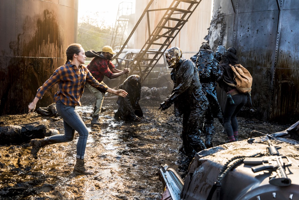 Colman Domingo as Victor Strand, Alycia Debnam-Carey as Alicia Clark - Fear the Walking Dead _ Season 4, Episode 2 - Photo Credit: Richard Foreman, Jr/AMC