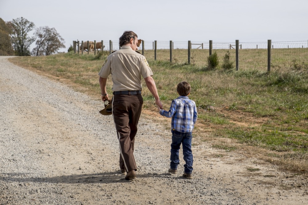 Andrew Lincoln as Rick Grimes - The Walking Dead _ Season 8, Episode 16 - Photo Credit: Gene Page/AMC