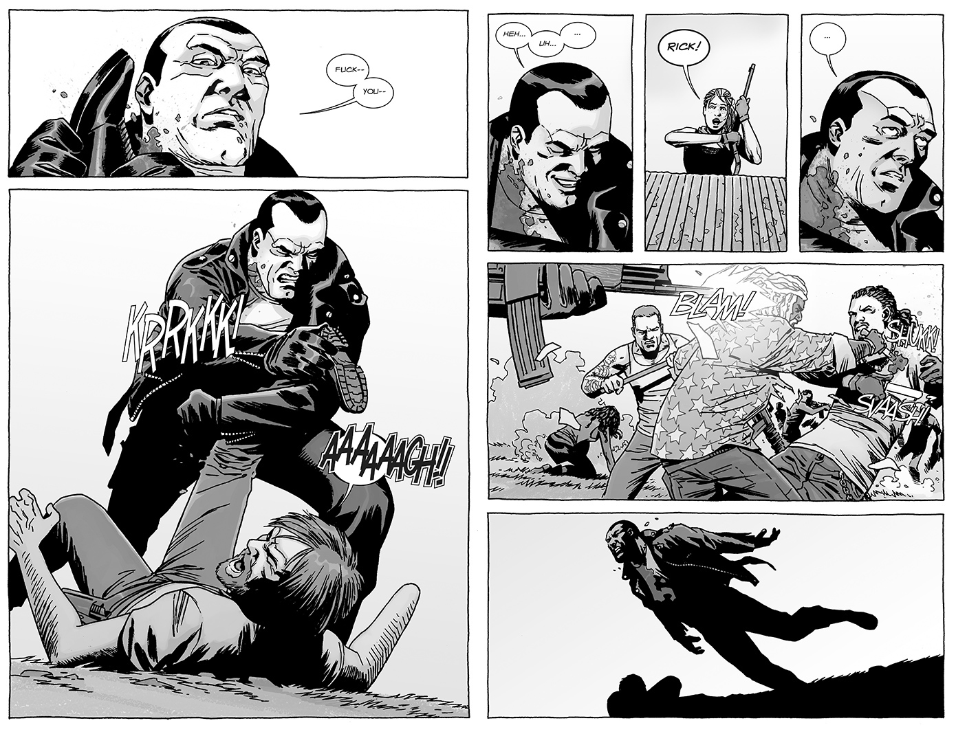 Negan Vs Rick