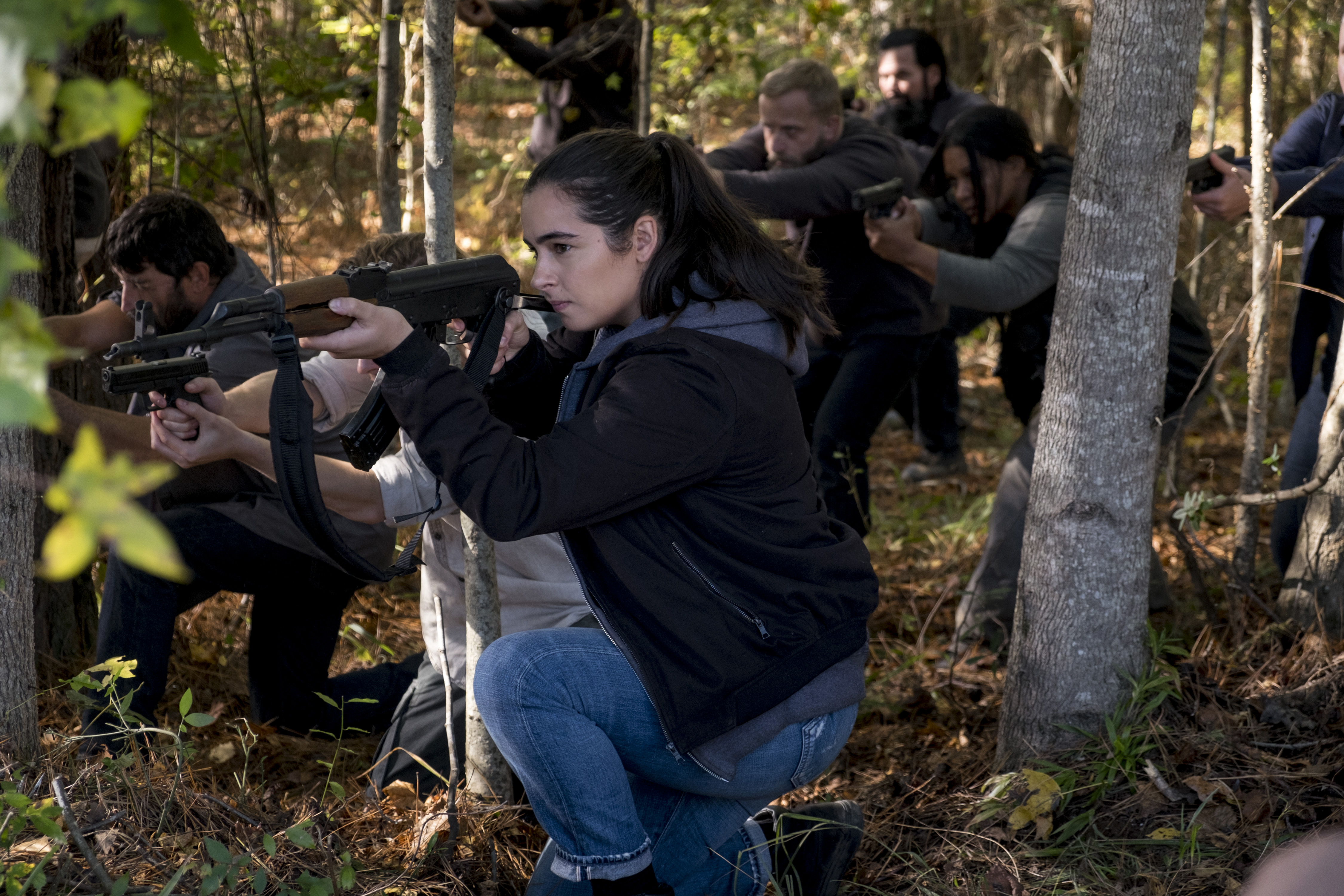 Alanna Masterson as Tara Chambler - The Walking Dead _ Season 8, Episode 16 - Photo Credit: Gene Page/AMC