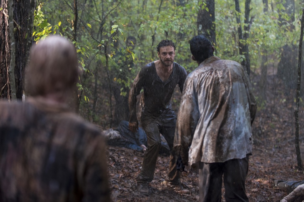 Ross Marquand as Aaron - The Walking Dead _ Season 8, Episode 15 - Photo Credit: Gene Page/AMC