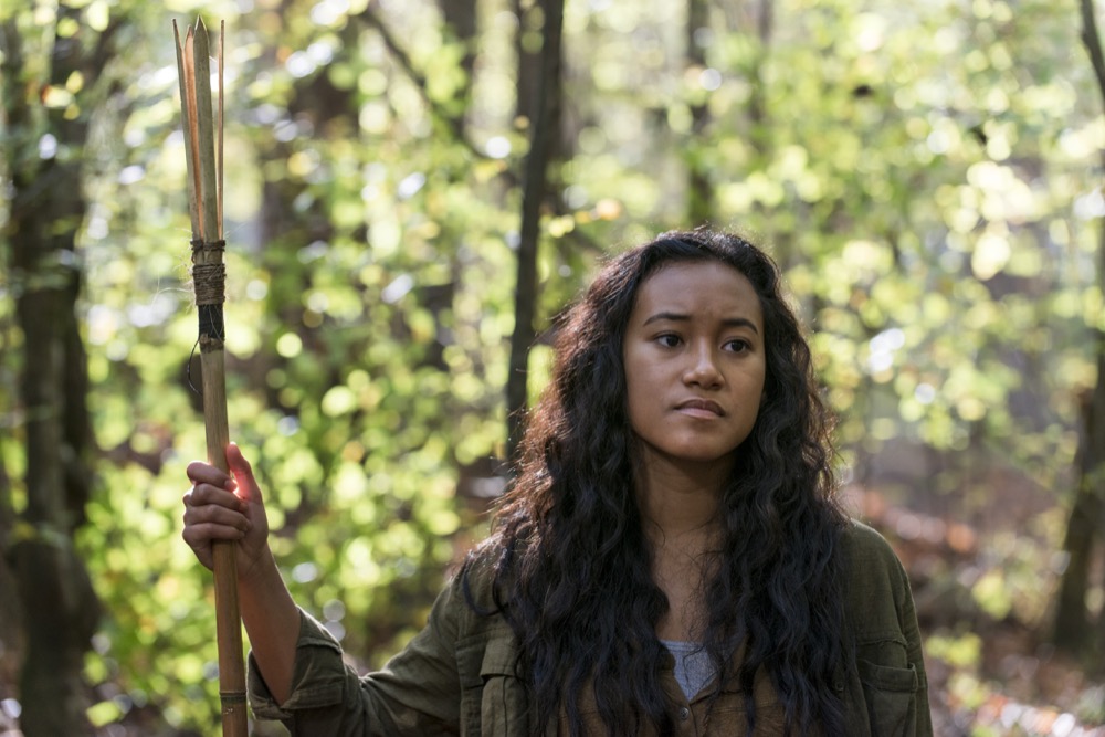 Sydney Park as Cyndie - The Walking Dead _ Season 8, Episode 15 - Photo Credit: Gene Page/AMC