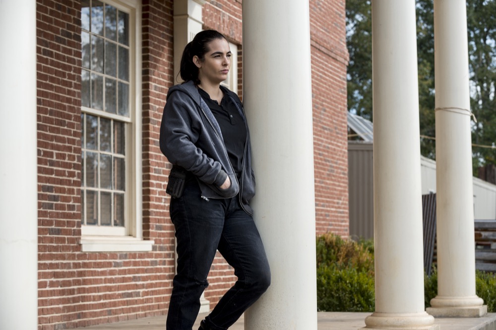 Alanna Masterson as Tara Chambler - The Walking Dead _ Season 8, Episode 14 - Photo Credit: Gene Page/AMC