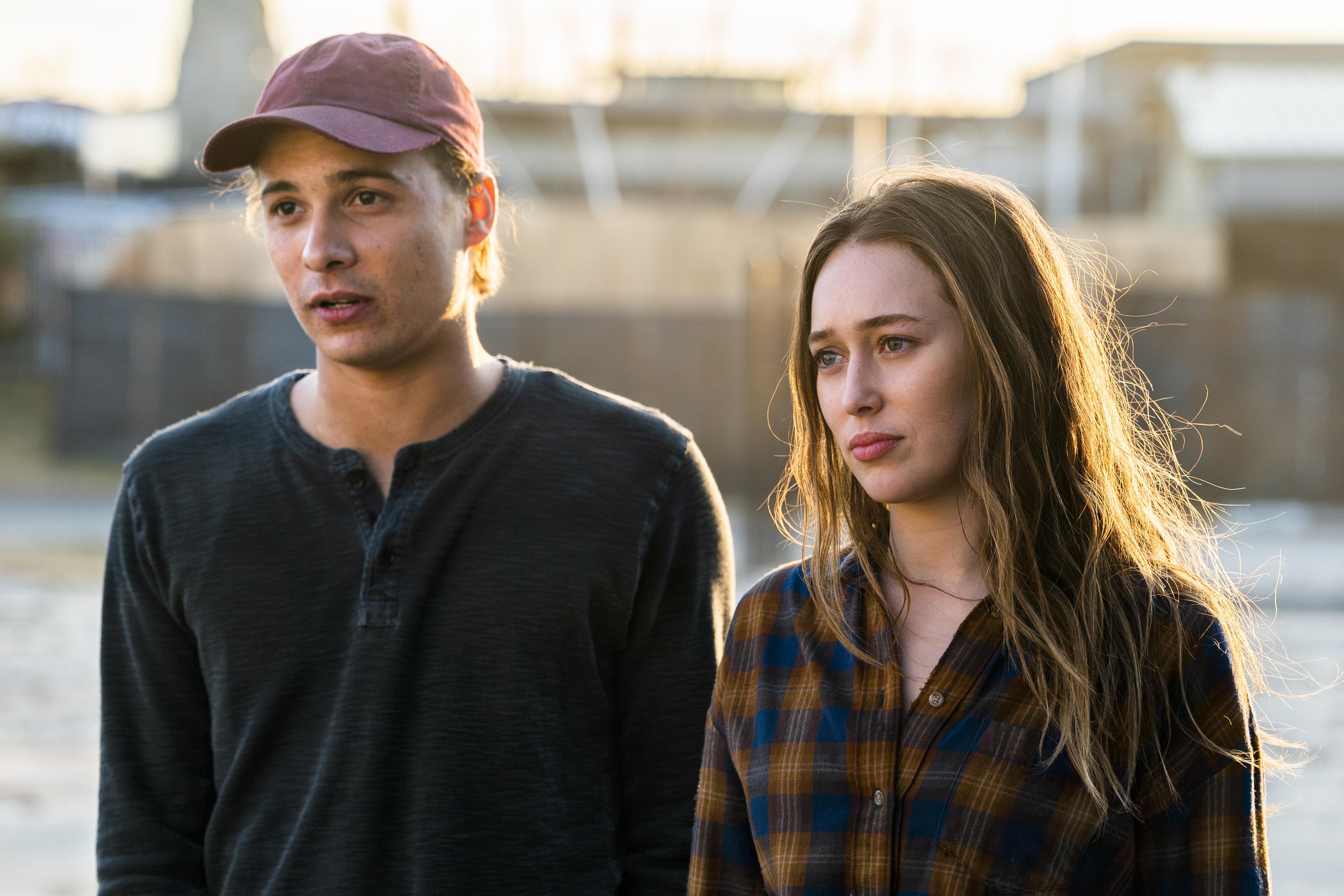 Alycia Debnam-Carey as Alicia Clark, Frank Dillane as Nick Clark - Fear the Walking Dead _ Season 4, Episode 6 - Photo Credit: Richard Foreman, Jr/AMC