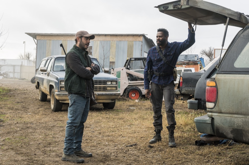 Sebastian Sozzi as Cole, Colman Domingo as Victor Strand - Fear the Walking Dead _ Season 4, Episode 4 - Photo Credit: Richard Foreman, Jr/AMC