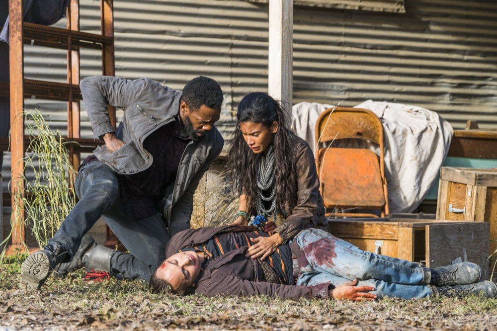 Frank Dillane as Nick Clark, Danay Garcia as Luciana, Colman Domingo as Victor Strand - Fear the Walking Dead _ Season 4, Episode 3 - Photo Credit: Richard Foreman, Jr/AMC