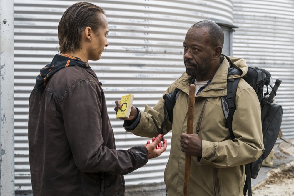 Lennie James as Morgan Jones, Frank Dillane as Nick Clark - Fear the Walking Dead _ Season 4, Episode 3 - Photo Credit: Richard Foreman, Jr/AMC