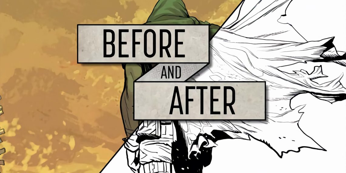 Oblivion Song #1 Cover Before and After