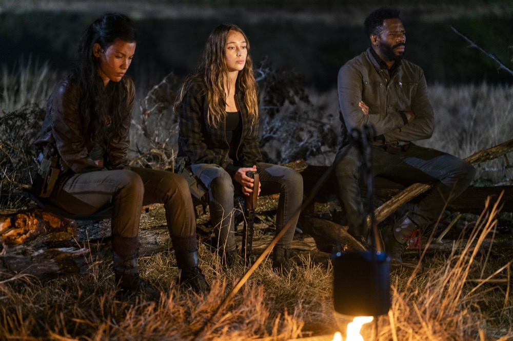 Danay Garcia as Luciana, Alycia Debnam-Carey as Alicia Clark, Colman Domingo as Victor Strand - Fear the Walking Dead _ Season 4, Episode 8 - Photo Credit: Richard Foreman, Jr/AMC