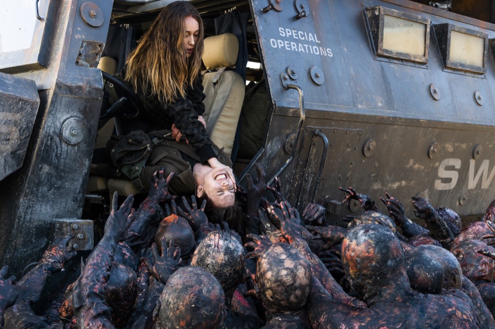 Alycia Debnam-Carey as Alicia Clark, Maggie Grace as Althea - Fear the Walking Dead _ Season 4, Episode 8 - Photo Credit: Richard Foreman, Jr/AMC