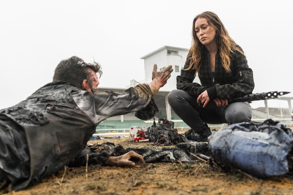 Kevin Zegers as Mel, Alycia Debnam-Carey as Alicia Clark - Fear the Walking Dead _ Season 4, Episode 7 - Photo Credit: Richard Foreman, Jr/AMC