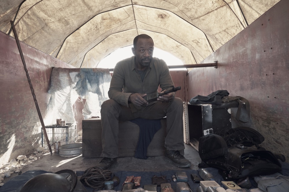 Lennie James as Morgan Jones - Fear the Walking Dead _ Season 4, Episode 9 - Photo Credit: Ryan Green/AMC