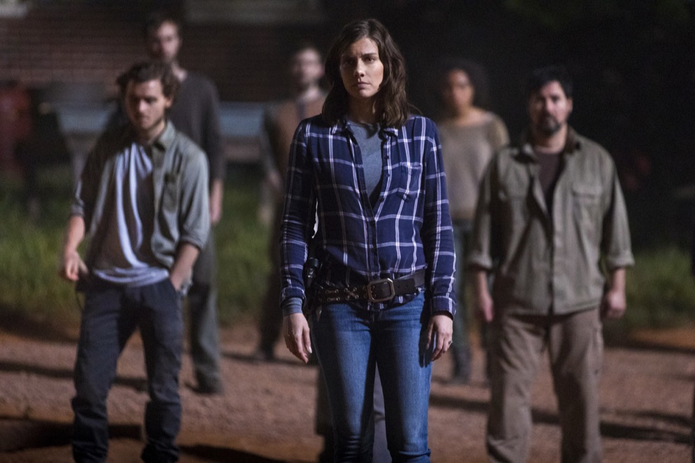Callan McAuliffe as Alden, Lauren Cohan as Maggie Rhee - The Walking Dead _ Season 9, Episode 1 - Photo Credit: Jackson Lee Davis/AMC