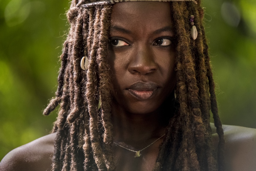 Danai Gurira as Michonne - The Walking Dead _ Season 9, Episode 1 - Photo Credit: Jackson Lee Davis/AMC