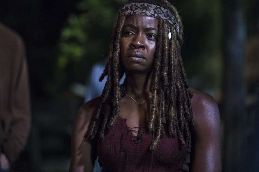 Danai Gurira as Michonne - The Walking Dead _ Season 9, Episode 1 - Photo Credit: Jackson Lee Davis/AMC