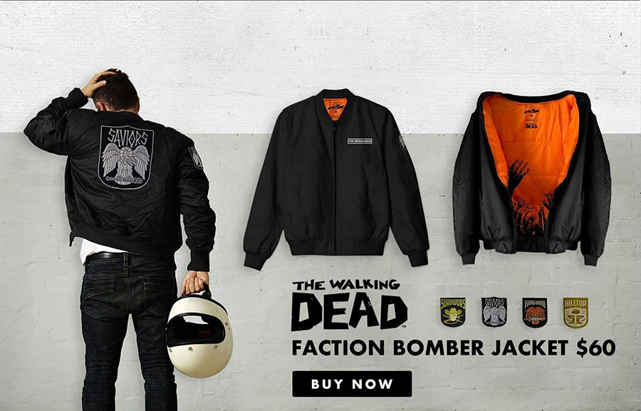 The walking dead hot sale bomber jacket