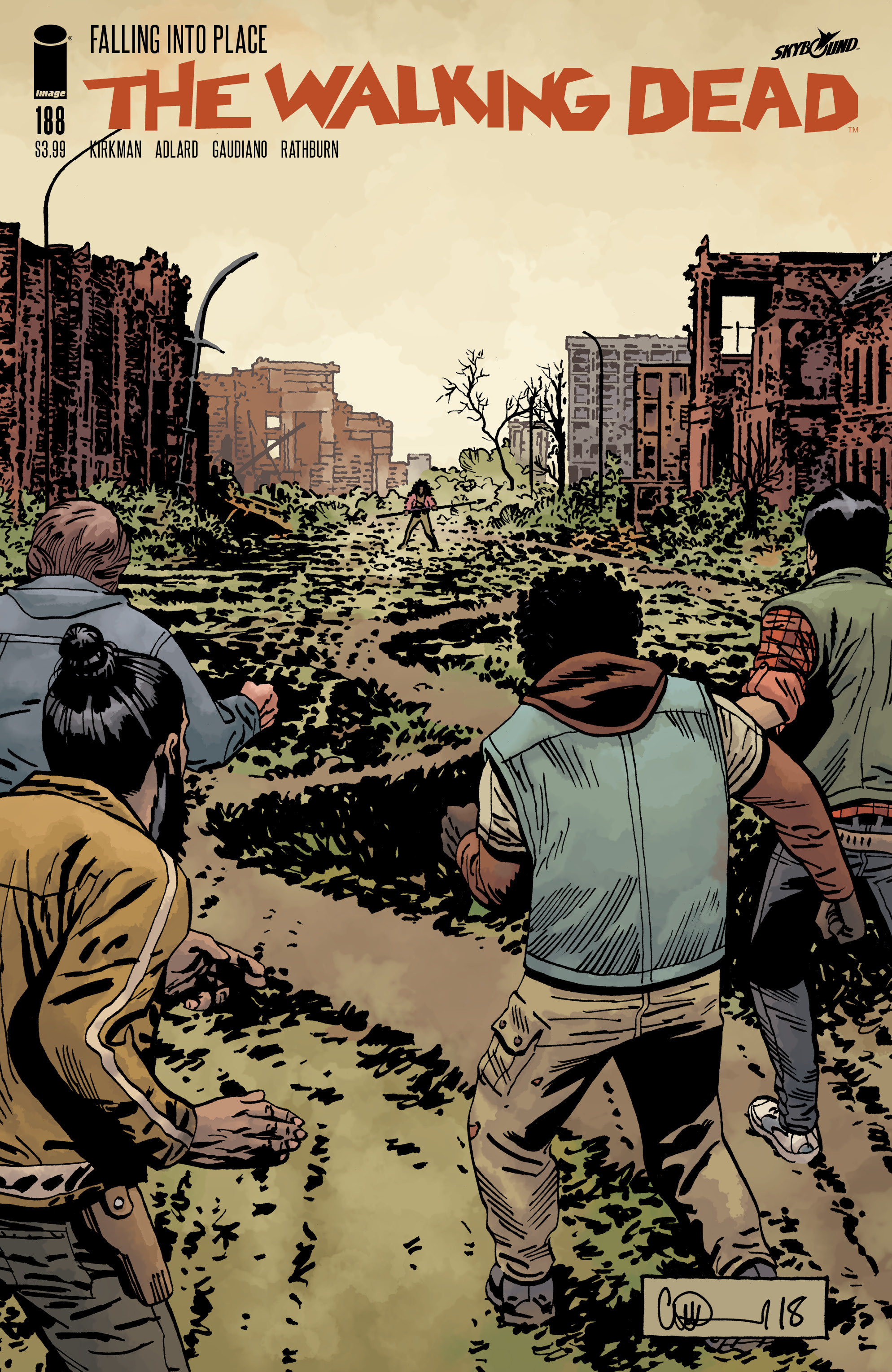 Walking Dead #186 Main Cover STOCK PHOTO Image 2019 