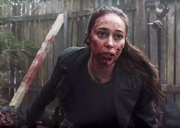 Alicia Gets Radiated Walker Blood On Her In Harrowing Fear the Walking Dead Clip