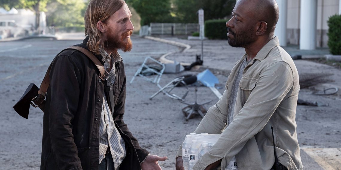 Dwight & Morgan Arrive At A Mall In Fear the Walking Dead Episode 510 Pics