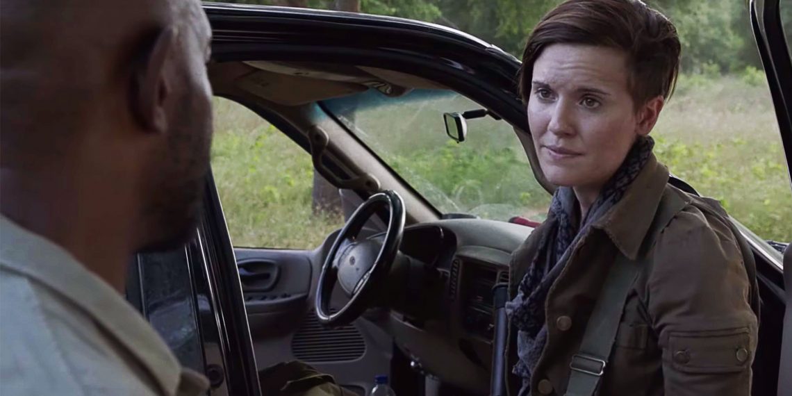 Morgan Warns Al Not to Risk Her Life For A Story In Fear TWD Episode 514 Clip