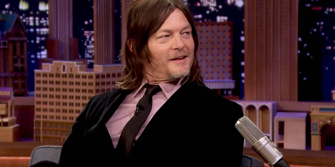 Norman Reedus Teases “Epic, Epic” Whisperer War Battle On Fallon