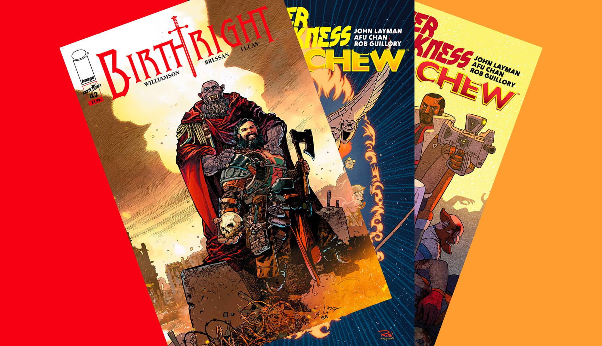 This Week’s Comics: BIRTHRIGHT and OUTER DARKNESS/CHEW