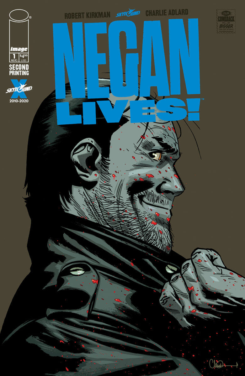 Negan Lives #1 Second Printing Cover