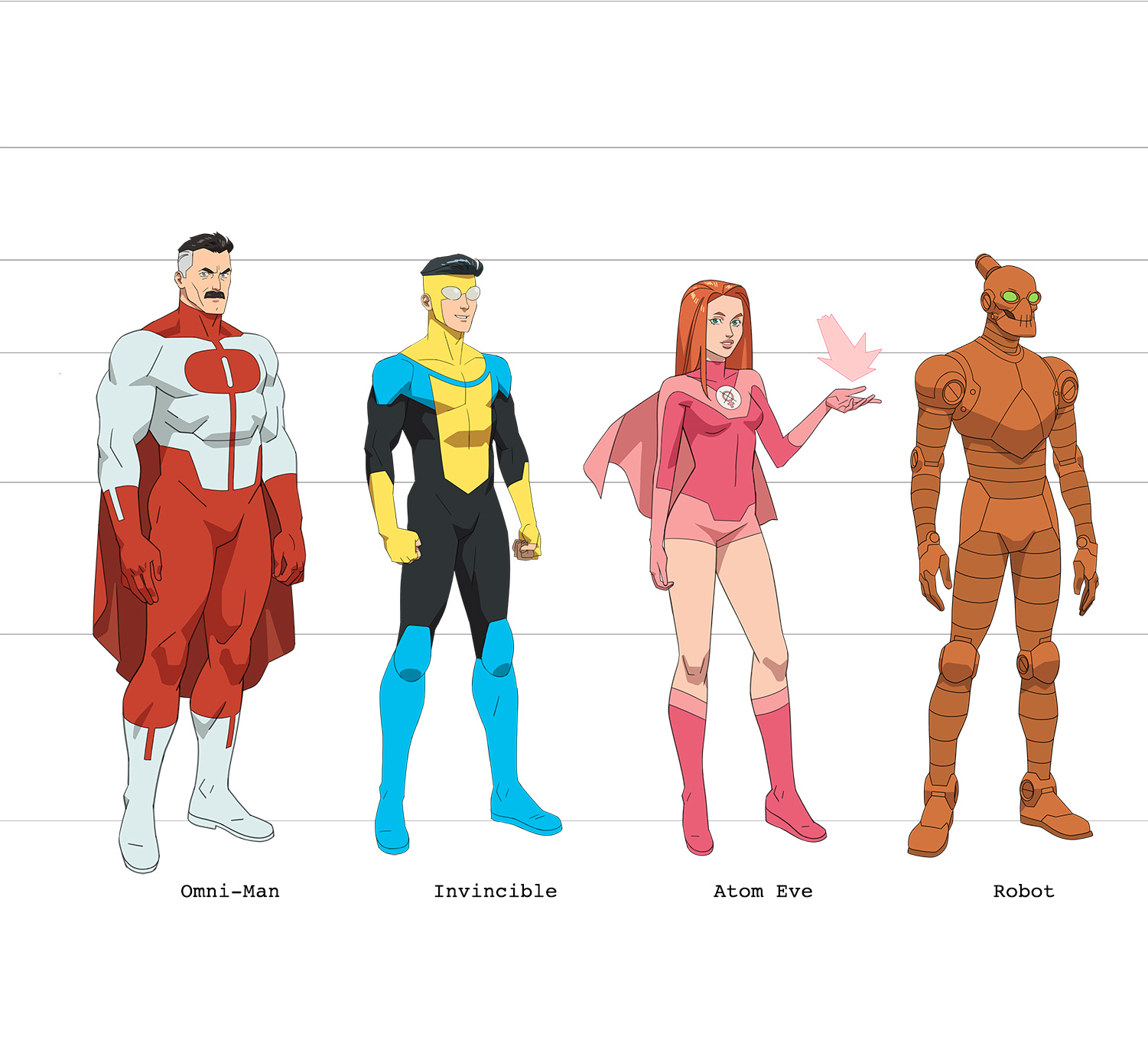 Invincible Animated Series: First Look at Character Designs From