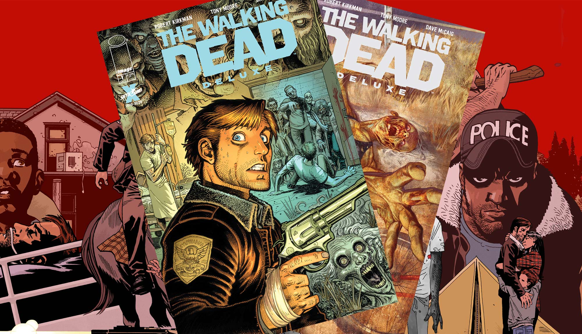 New WALKING DEAD DELUXE #1 Covers Revealed from Adlard, Adams, and Tedesco
