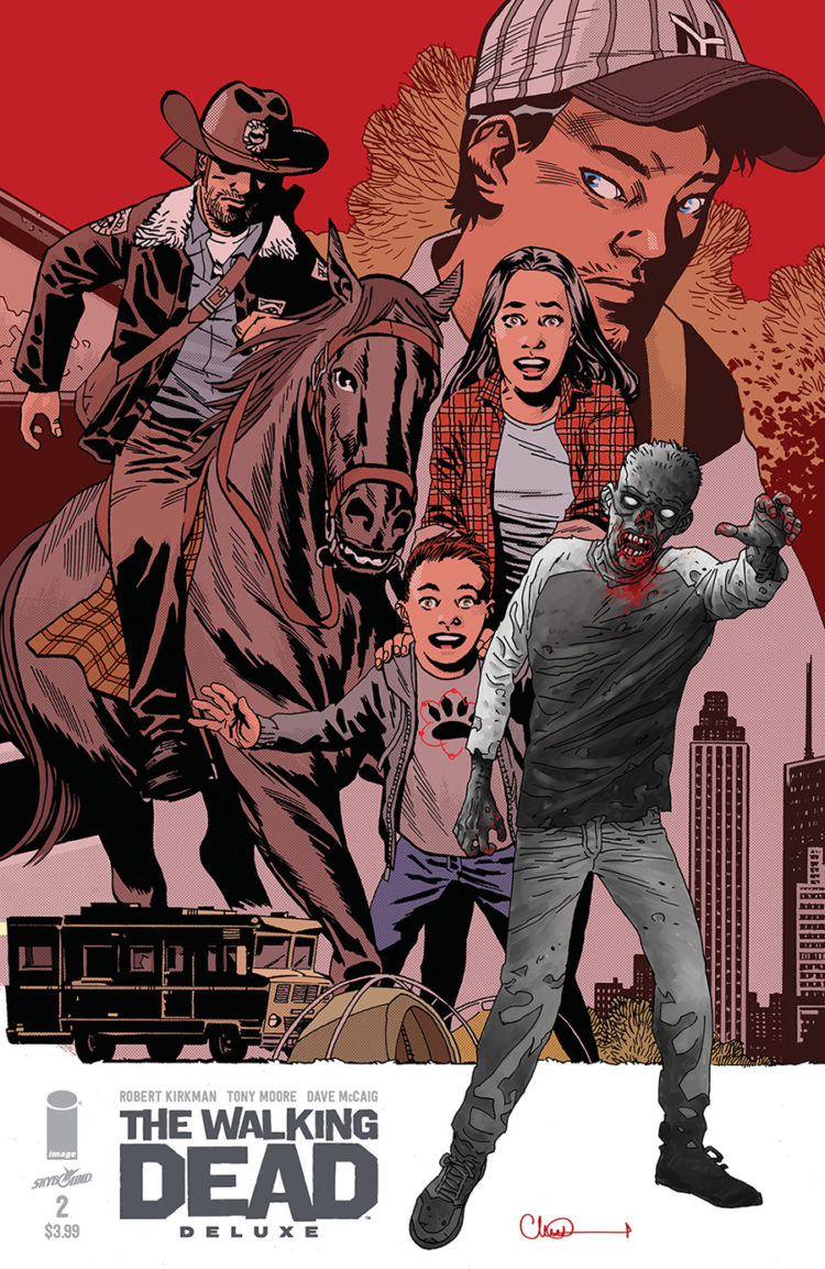 New WALKING DEAD DELUXE #1 Covers Revealed from Adlard, Adams, and ...