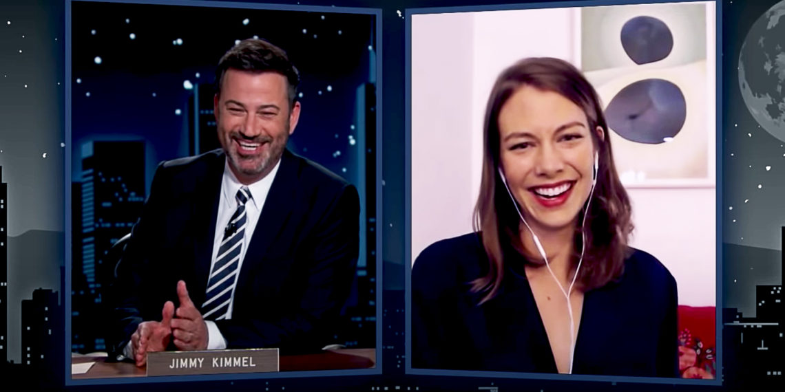 Lauren Cohan Talks About Returning To The Walking Dead with Jimmy Kimmel