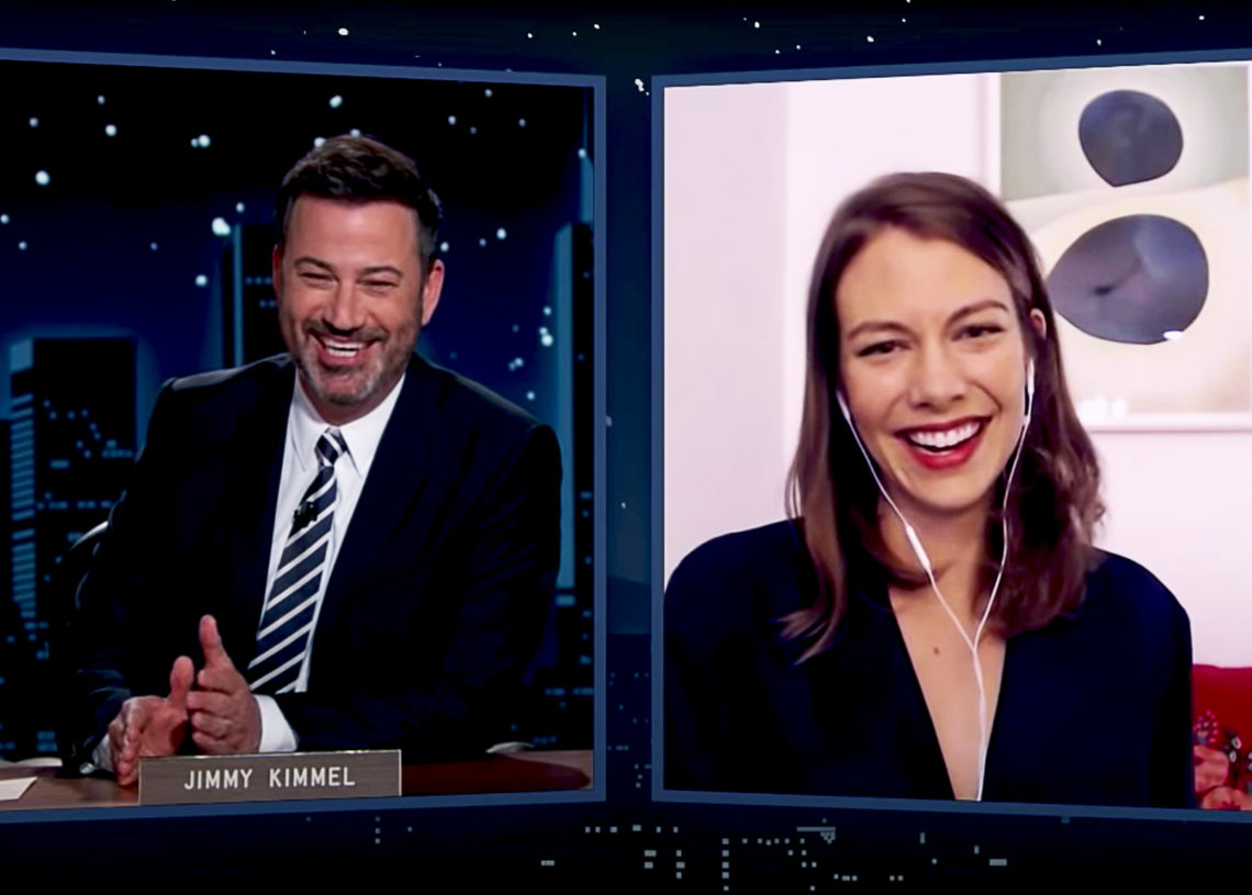 Lauren Cohan Talks About Returning To The Walking Dead with Jimmy Kimmel