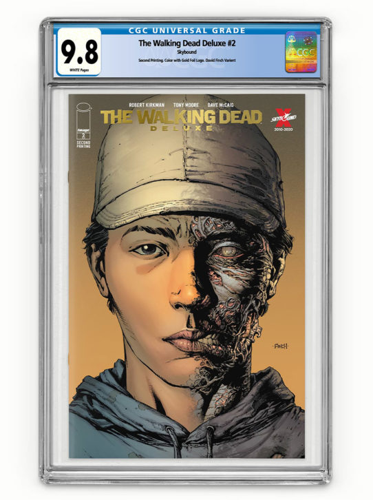 The Walking Dead Deluxe #2 Second Printing Color with Gold Foil Logo