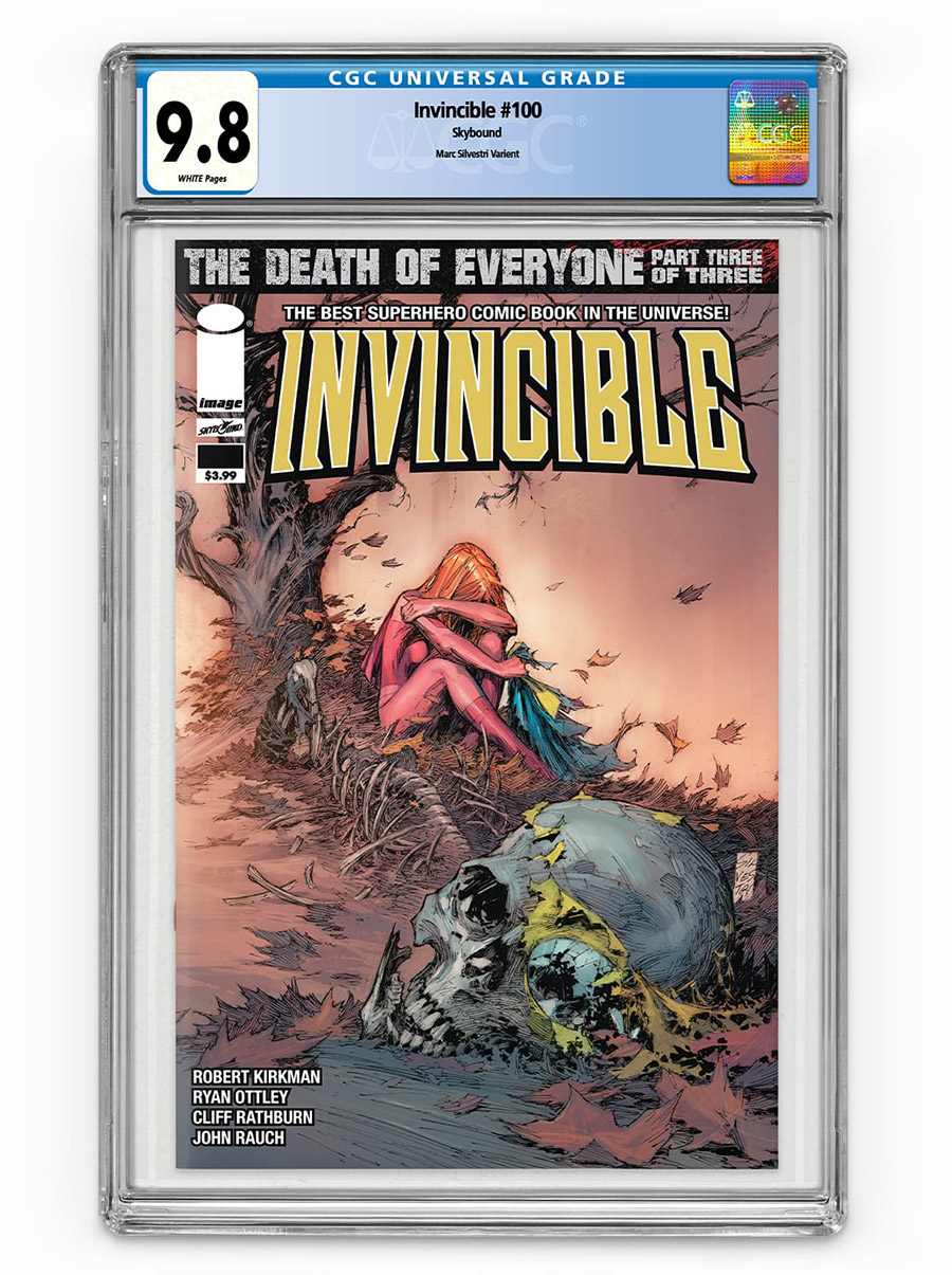 Silvestri covers 100th issue of Kirkman's 'Invincible