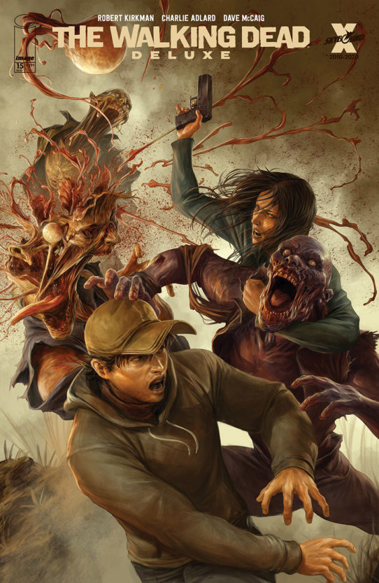 THE WALKING DEAD DELUXE #15 Cover C Rapoza