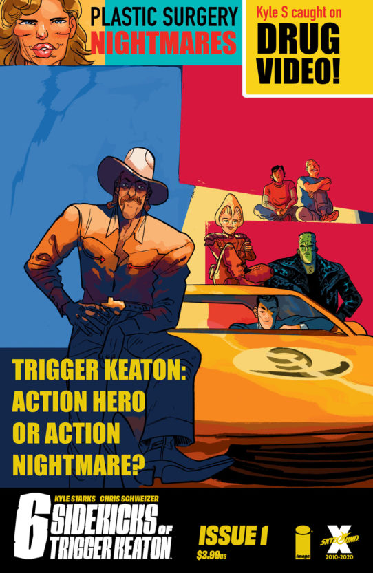 THE SIX SIDEKICKS OF TRIGGER KEATON #01 Cover B Henderson