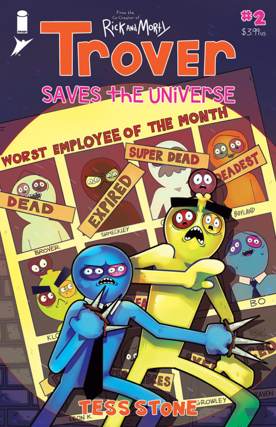 TROVER SAVES THE UNIVERSE #2 Cover
