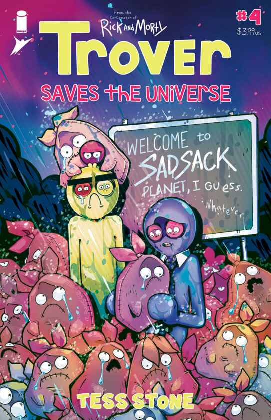 TROVER SAVES THE UNIVERSE #4 Cover