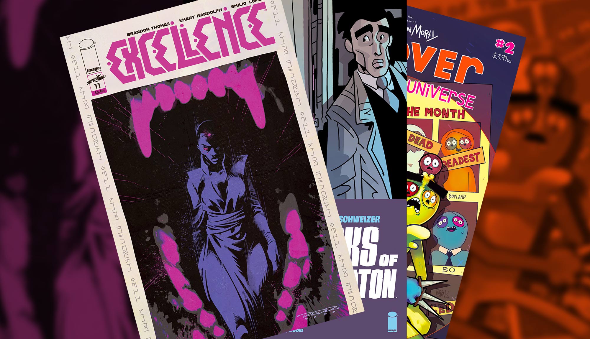 This Week’s Comics: EXCELLENCE, SIX SIDEKICKS OF TRIGGER KEATON, TROVER SAVES THE UNIVERSE