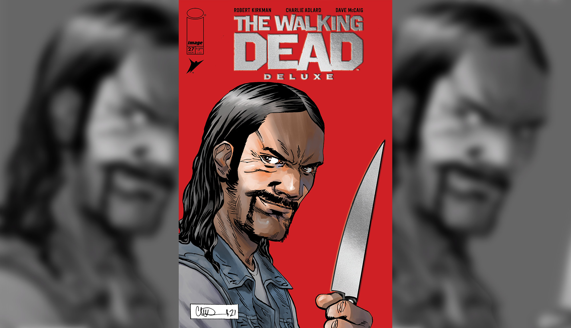 The Walking Dead Deluxe #27 Cover Art
