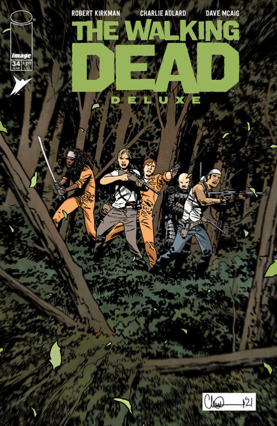 THE WALKING DEAD DELUXE #34 Cover C Adlard