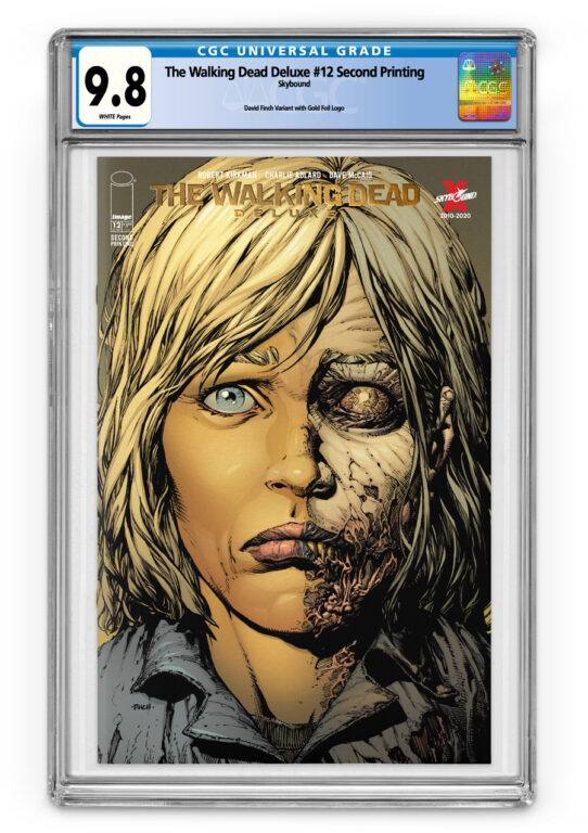 The Walking Dead Deluxe #12 Second Printing with Gold Foil (Limit 1 per customer) 