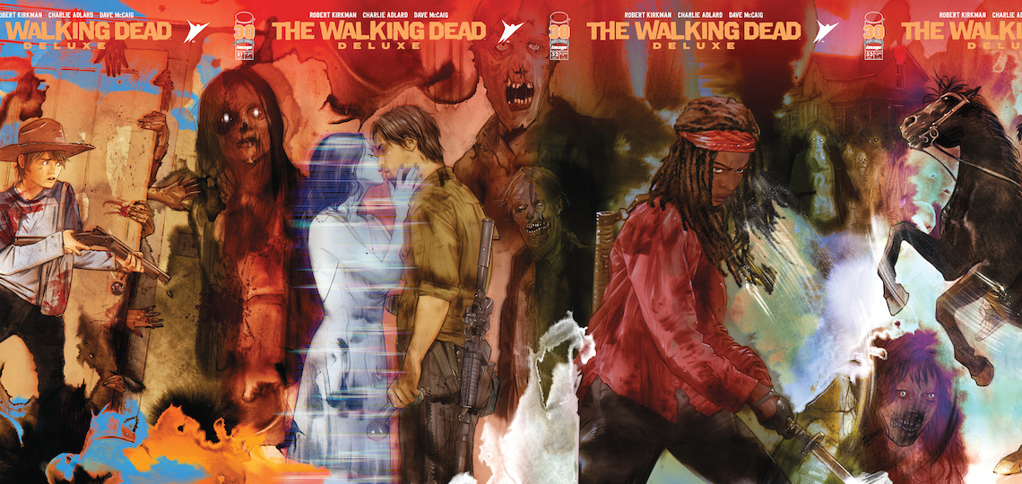 The Walking Dead Deluxe Debuts Connecting Variant Covers by Superstar Artist Tula Lotay