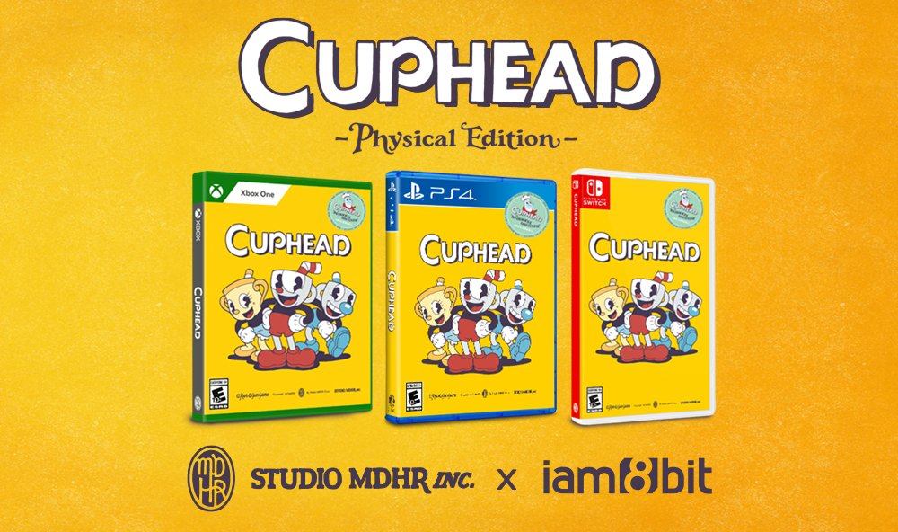 Preorder the Cuphead Physical Edition and Collector’s Editions on Xbox One, Nintendo Switch and PlayStation 4