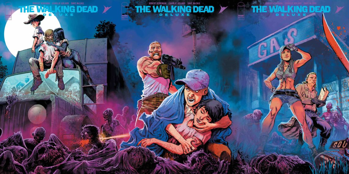 Superstar Francis Manapul Debuts the Walking Dead Deluxe Connecting Variant Covers