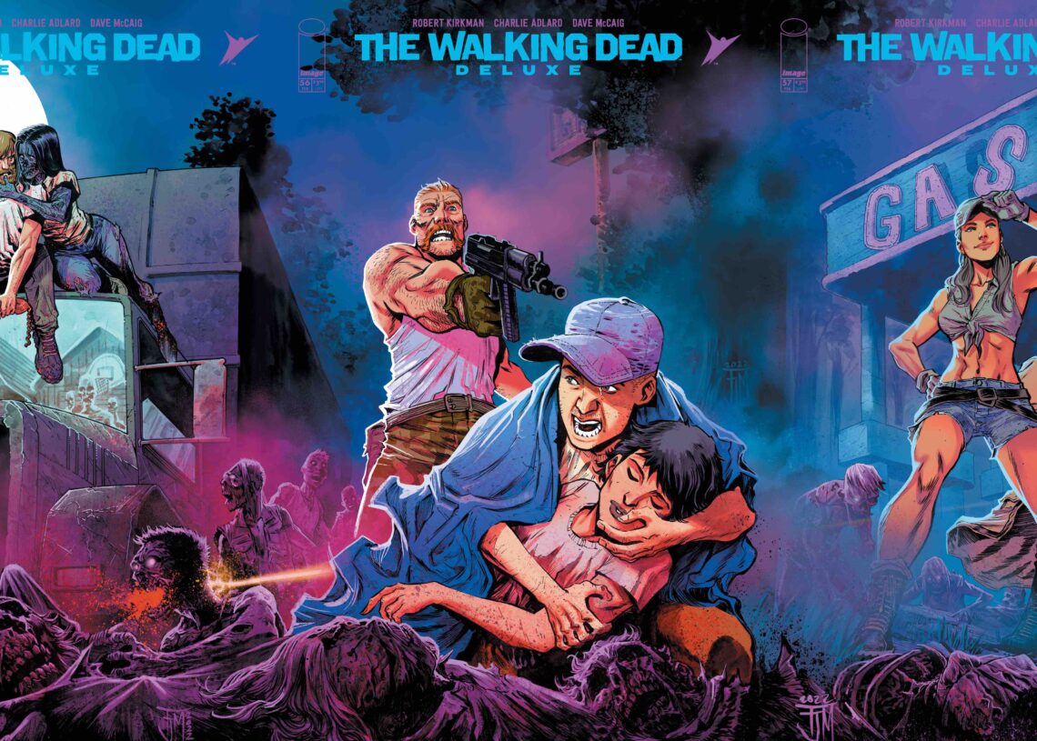 Superstar Francis Manapul Debuts the Walking Dead Deluxe Connecting Variant Covers