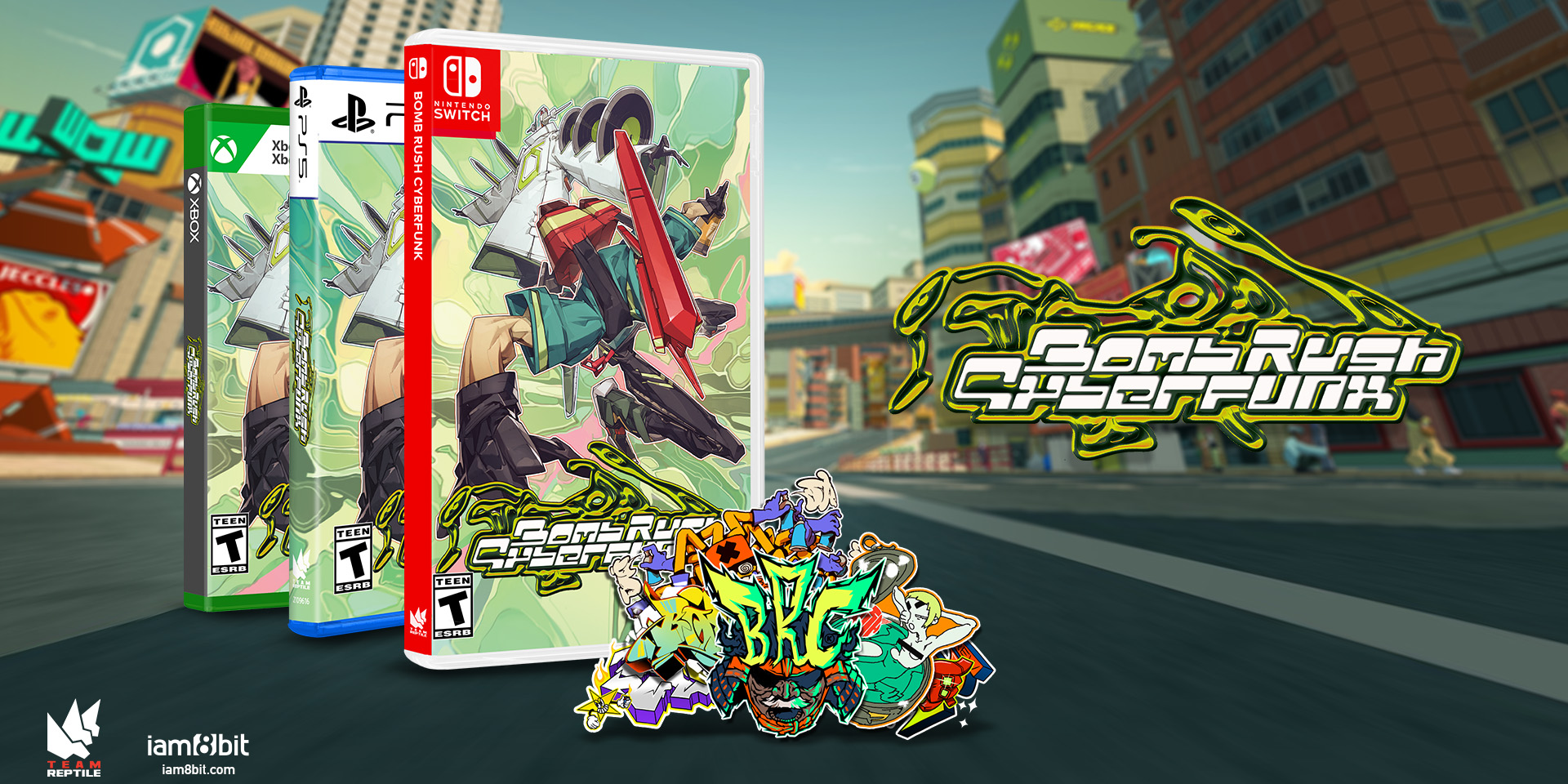 Pre-Order Bomb Rush Cyberfunk Physical Edition for Nintendo Switch,  PlayStation, or Xbox - Skybound Entertainment