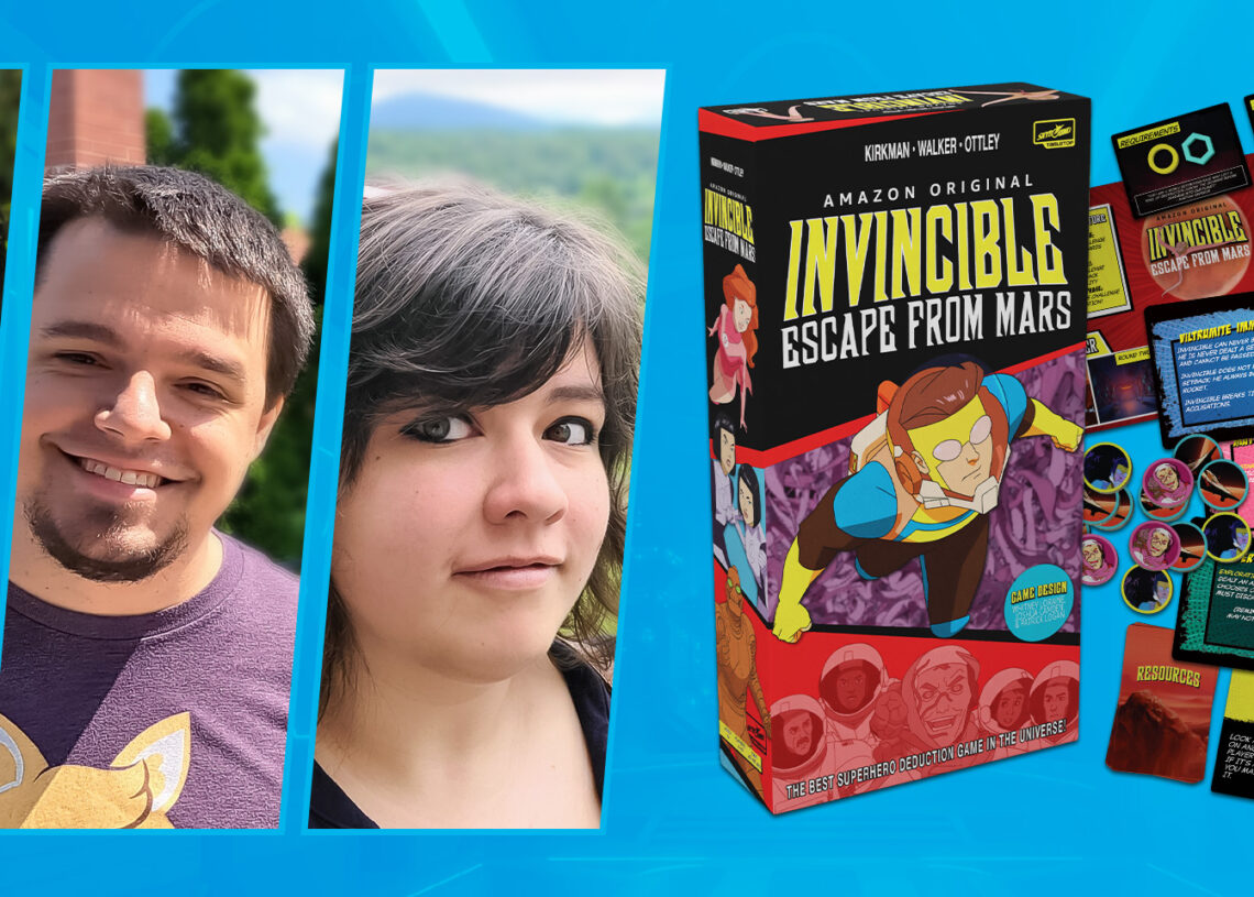 Game Designers Patrick Logan, Josh Camden, and Whitney Logan on Invincible: Escape from Mars
